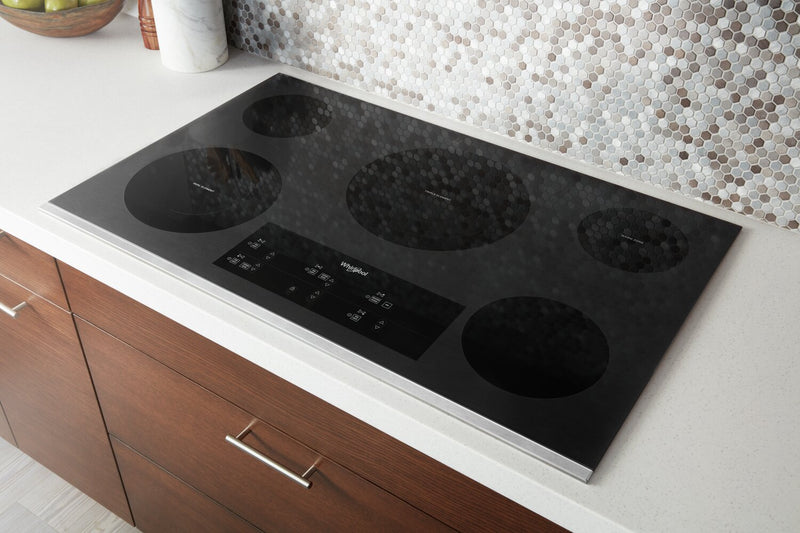 Surface de cuisson électrique Whirlpool de 36 po à 5 éléments - acier inoxydable - WCE97US6KS