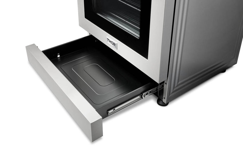 Cuisinière professionnelle à gaz Thor Kitchen de 4,55 pi³ à panneau inclinable - TRG3001