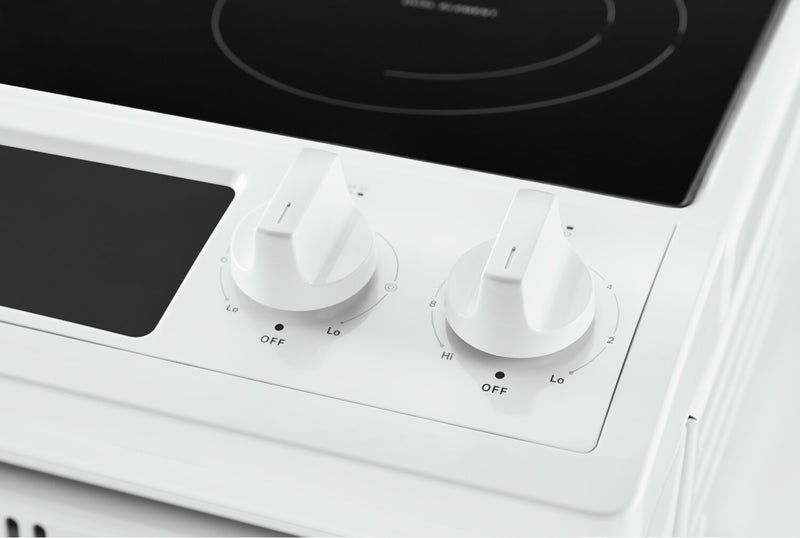 Cuisinière électrique Whirlpool de 4,8 pi³ avec autonettoyage - blanche - YWEE515S0LW