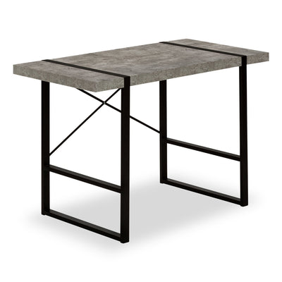 Avery Desk - Grey Concrete-Look
