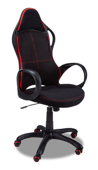 Fauteuil de jeu Skylar de 26,5 po - noir et rouge
