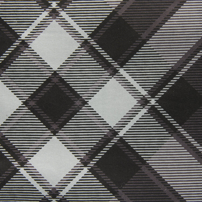 Ensemble d'édredon William 4 pièces pour lit double ou grand lit - gris