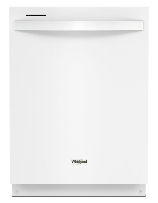 Lave-vaisselle encastré Whirlpool de 24 po et de 50 dBA avec commandes sur le dessus - blanc - WDT740SALW