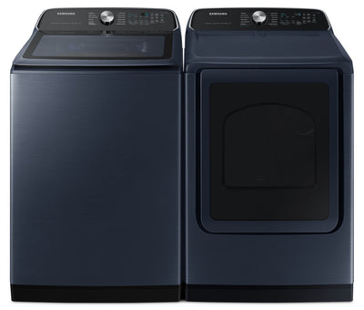 Samsung 6.2 Cu. Ft. Pet Care Top-Load Washer and 7.4 Cu. Ft. Electric Dryer | Laveuse 6,2 pi³ chargement par le haut avec Soins pour animaux de compagnie et sécheuse électrique 7,4 pi³ Samsung | SATL715I