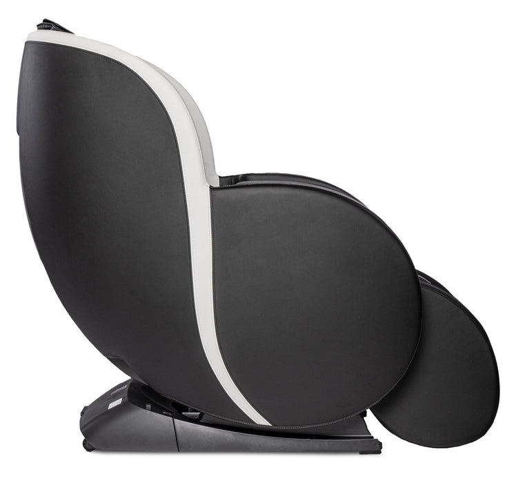 Fauteuil de massage Urban de Panasonic de 29,5 po en tissu d’apparence cuir avec Bluetooth et port USB - noir