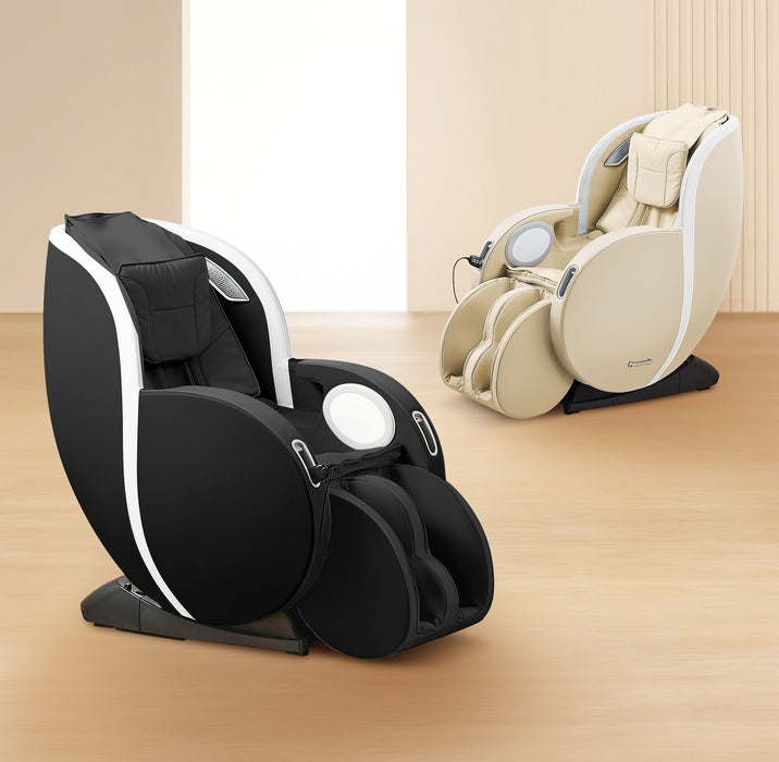 Fauteuil de massage Urban de Panasonic de 29,5 po en tissu d’apparence cuir avec Bluetooth et port USB - noir