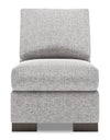 Fauteuil sans accoudoirs Track de la collection Sofa Lab - Luna Domino