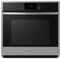 Four mural simple électrique Samsung de 5,1 pi³ et de 30 po avec cuisson à la vapeur et Air Sous Vid…