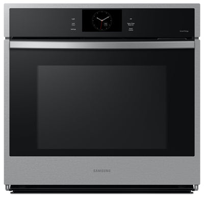 Samsung 30" 5.1 Cu. Ft. Electric Single Wall Oven with Steam Cook and Air Sous Vide - Stainless Stee… | Four mural simple électrique Samsung de 5,1 pi³ et de 30 po avec cuisson à la vapeur et Air Sous Vid…
