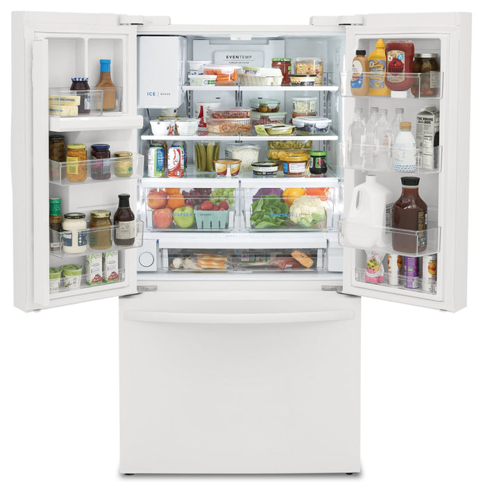 Réfrigérateur Frigidaire de 27,8 pi³ et de 36 po de profondeur standard à portes françaises - blanc - FRFS2823AW