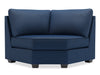 Fauteuil courbé en coin Roll de la collection Sofa Lab - Pax Navy