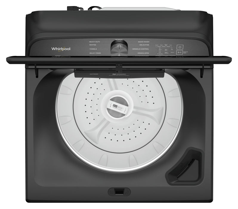 Laveuse Whirlpool à chargement par le haut de 6,1 pi³ - noir volcan - WTW6157PB