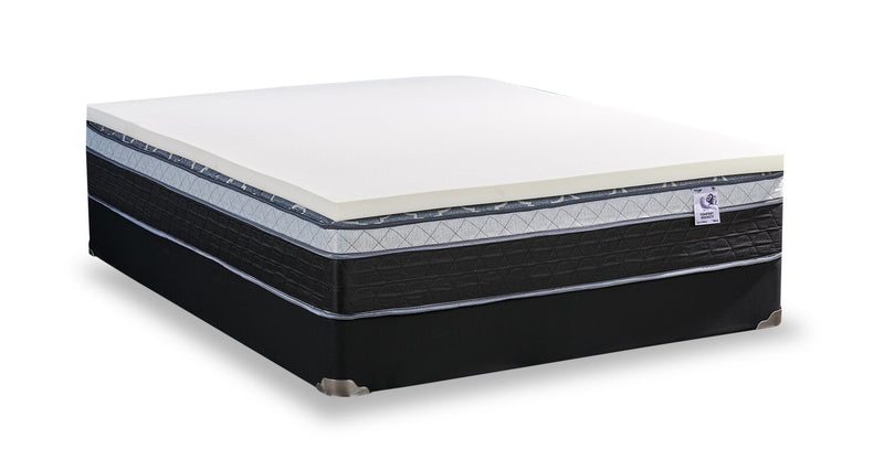 Surmatelas luxueux ferme Bronze de Springwall 2 po pour lit double