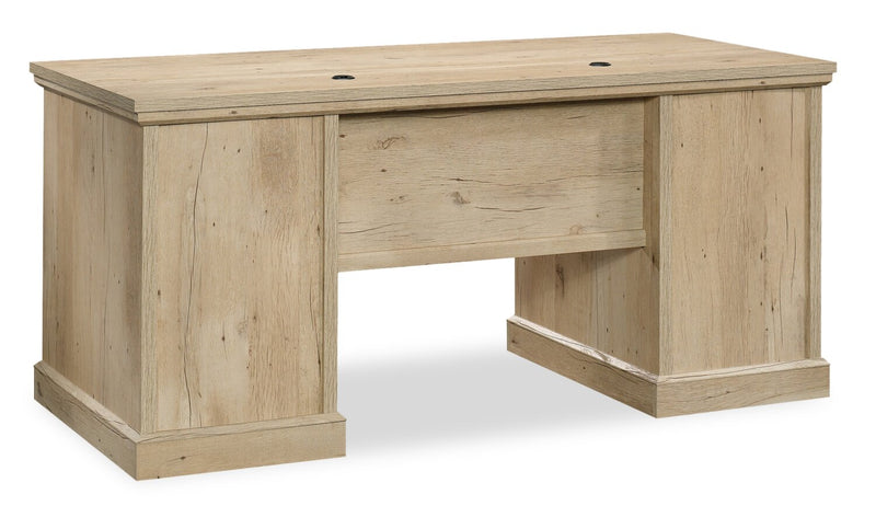 Bureau de direction Akira de 29,53 po à 6 tiroirs - chêne clair