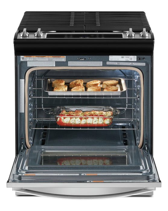 Cuisinière à gaz Whirlpool de 5 pi³ avec autonettoyage - acier inoxydable - WEG515S0LS