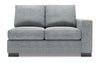 Causeuse de droite Track de la collection Sofa Lab - Luna Pewter