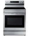 Cuisinière intelligente électrique amovible Samsung de 6,3 pi³ avec friture à air - acier inoxydable - NE63A6711SS/AC