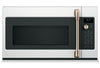 Four à micro-ondes à hotte intégrée Café de 1,7 pi³ avec convection et friture à air - blanc mat - CVM517P4RW2