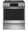 Cuisinière intelligente hybride Profile de 5,6 pi³ avec convection européenne véritable - acier inoxydable résistant aux traces de doigts - PC2S930YPFS