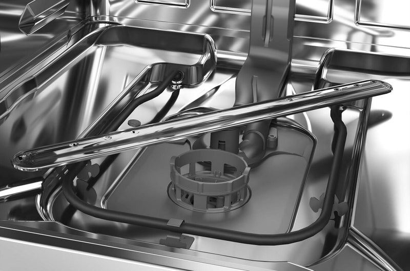 Lave-vaisselle encastré KitchenAid de 24 po et de 39 dBA avec commandes à l’avant et 3e panier - acier inoxydable avec fini PrintShieldMC - KDFE204KPS