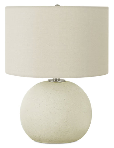 18" Cream Ceramic Table Lamp|Lampe de table de 18 po en céramique crème