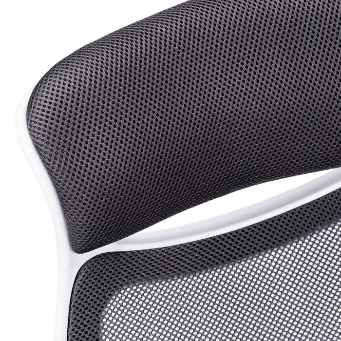 Fauteuil président Kegan de 28 po en mailles - noir