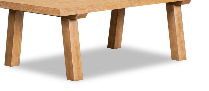 Table à café moderne Rhett de 48 po - chêne brun clair