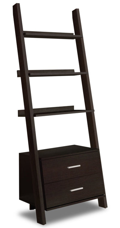 Ronan Bookcase with Storage - Espresso