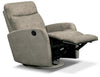 Fauteuil pivotant, coulissant et inclinable Jeffry de 30,3 po en tissu de velours - beige pierre