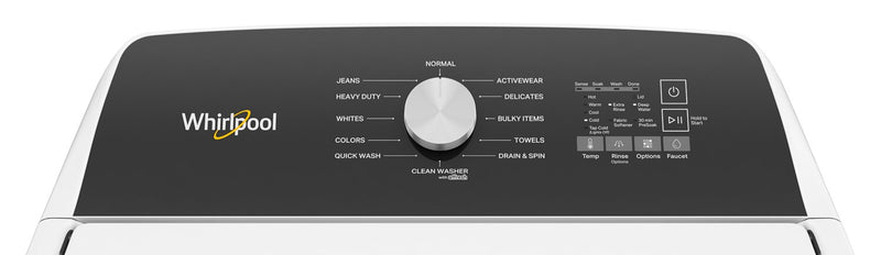 Laveuse Whirlpool à chargement par le haut de 5,2 pi³ - blanche - WTW5015LW