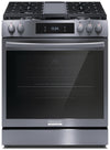 Cuisinière à gaz Frigidaire Gallery de 6 pi³ avec convection totale et friture à air - acier inoxydable noir Smudge-ProofMD - GCFG3060BD