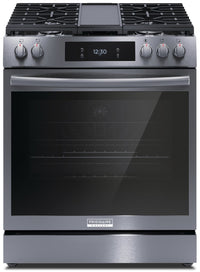 Cuisinière à gaz Frigidaire Gallery de 6 pi³ avec convection totale et friture à air - acier inoxyda…