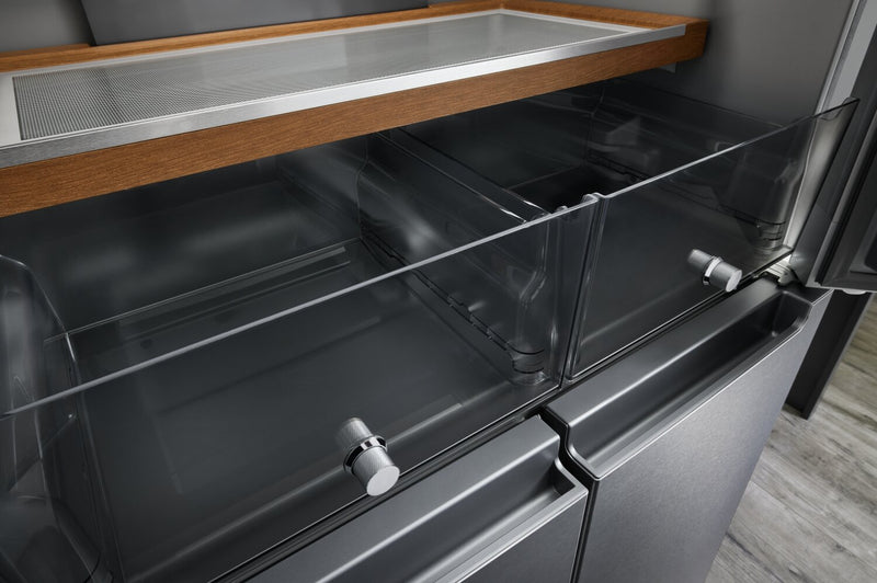 Réfrigérateur KitchenAid de 19,4 pi³ et de 36 po à portes françaises - acier inoxydable - KRQC506MPS