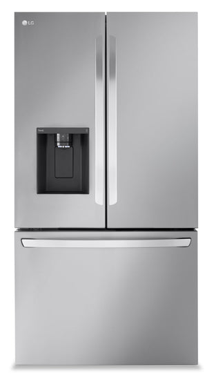 Réfrigérateur LG de 31 pi³ et de 36 po à portes françaises de profondeur standard MAXMC - acier inoxydable Smudge-ProofMD - LRFXS3106S