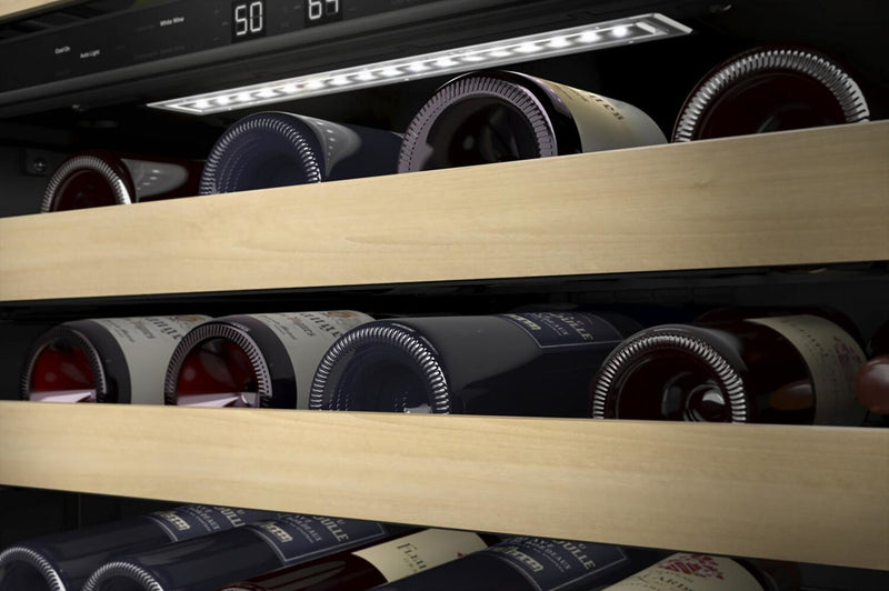 Réfrigérateur à vin KitchenAid de 5 pi³ et de 24 po sous le comptoir - acier inoxydable - KUWL214KSB