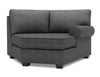 Fauteuil Cuddler de droite Roll de la collection Sofa Lab - Luxury Charcoal