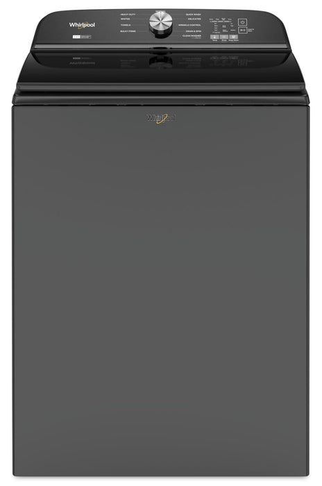 Laveuse Whirlpool à chargement par le haut de 6,1 pi³ - noir volcan - WTW6157PB