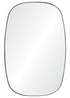 Miroir ovale noir - 24 po x 36 po