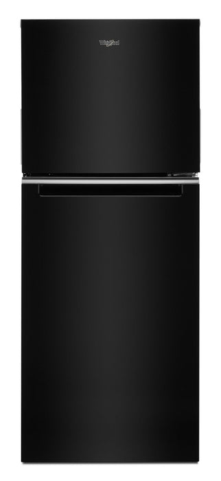Réfrigérateur Whirlpool de 11,6 pi³ et de 24 po à congélateur supérieur - noir - WRT112CZJB