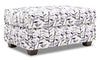 Pouf de rangement personnalisable The Trunk de Sofa Lab de 39 po fabriqué au Canada en tissu - Pebble multicolore