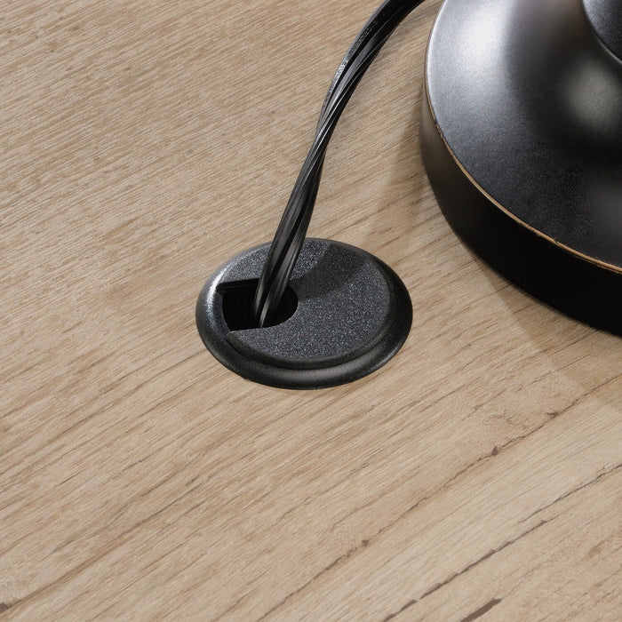 Bureau de direction Akira de 29,53 po à 6 tiroirs - chêne clair