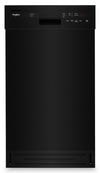 Lave-vaisselle encastré Whirlpool de 18 po et de 50 dBA avec commandes à l’avant - noir - WDPS5118PB