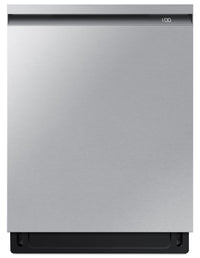 Lave-vaisselle encastré Samsung à 42 dBA de 24 po avec commandes sur le dessus et 3e panier - DW80B7…