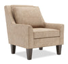 Fauteuil d’appoint club Sofa Lab personnalisable de 29 po fabriqué au Canada en tissu de chenille avec pattes en bois - taupe Luxury Taupe