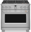 Cuisinière intelligente hybride Café de 5,7 pi³ avec convection européenne véritable et grilles autonettoyantes - acier inoxydable - C2Y366P2TS1