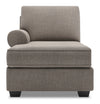 Fauteuil long de droite Roll de la collection Sofa Lab - Luna Smoke