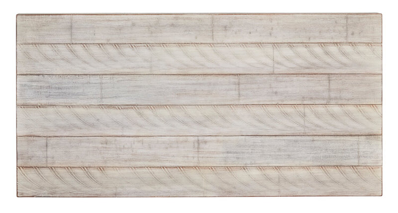 Ensemble 3 tables rustiques Carynhurst de 48 po (table à café et 2 tables de bout) - bois blanchi