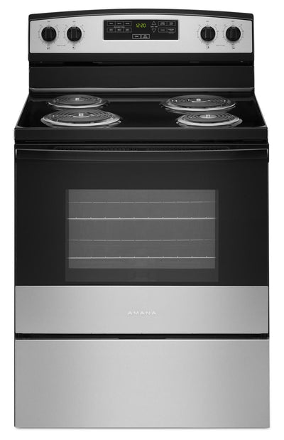 Amana 4.8 Cu. Ft. Electric Range - Stainless Steel - YACR4303MMS | Cuisinière électrique Amana de 4,8 pi³ - acier inoxydable - YACR4303MMS