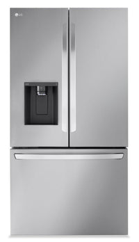 Réfrigérateur LG de 26 pi³ et de 36 po à portes françaises de profondeur comptoir MAXMC - acier inox…