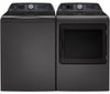 Laveuse à chargement par le haut de 6,2 pi3 et sécheuse électrique de 7,4 pi3 de Profile - gris diamant